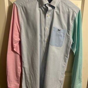 Vineyard Vines Men's Pastel Striped Shirt